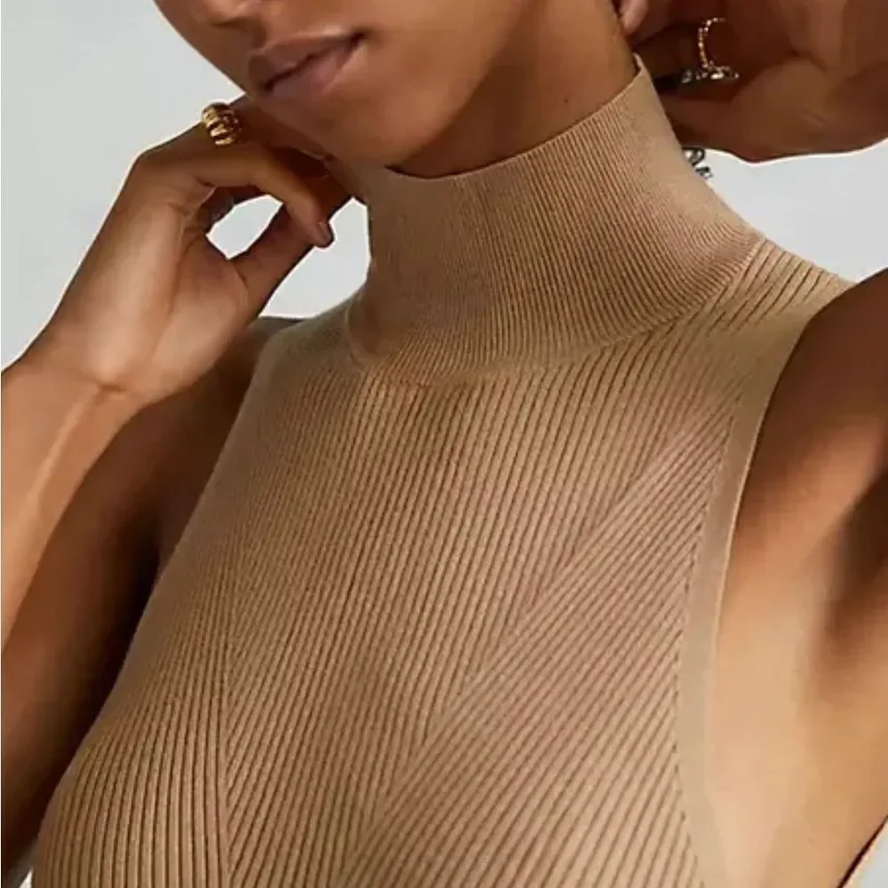 Anthropologie M NWT Mock Neck
Midi Dress Knit Sweater Dress - Picture 4 of 9